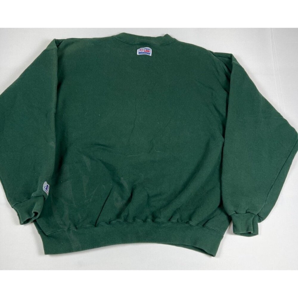 Logo Athletic Mens XL Green Bay Packers NFL Pro Line Sweatshirt Green - Picture 2 of 6